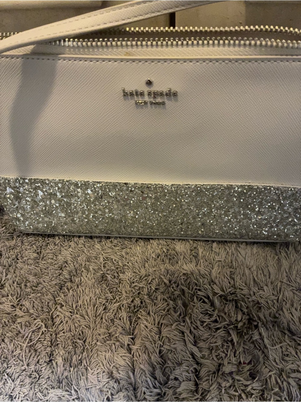 Kate Spade of New York Greta Court Ramey grey n silver Crossbody Bag - Picture 3 of 4